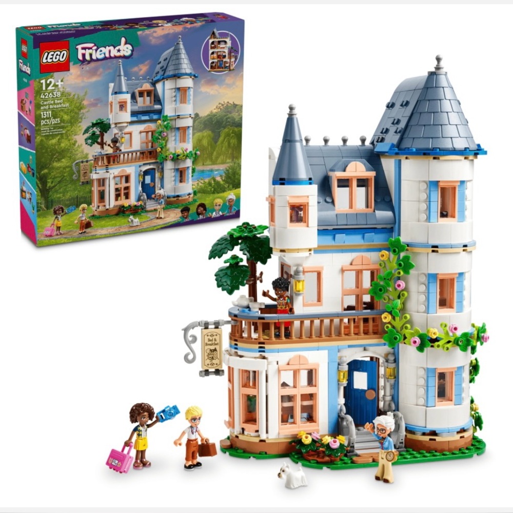 New LEGO Friends 42638 Castle Bed and Breakfast House Factory Sealed Box Retired